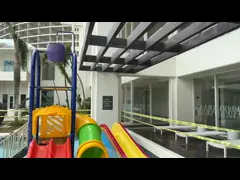 Подгонянные дети гостиницы школы дизайна парка Aqua распыляют одобренный ISO 9001 парка video