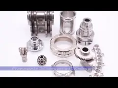 DIN Металлические CNC-детали Точность /-0,005 мм Толерантность Точность CNC-свинцовая резьба video