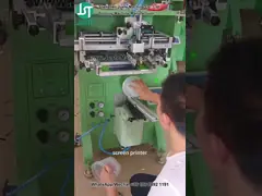 Logo Printer Curve Screen Printing Untuk Mangkuk Sekali pakai