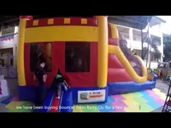 Noel için Büyük Festival Şişme Sıçrama Ev Slayt Combo Fedai Atlama Ev