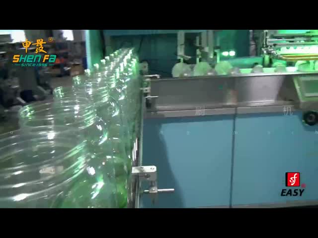 4L Transparent Bucket Auto Screen Printing Machine 3 Colors video