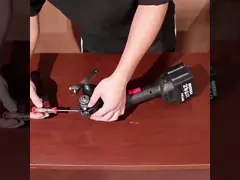 9000 оборотов в минуту Литий электрический угловой шлифователь Бесчетушное зарядное шлифование Динамическая режущая полировальная машина video