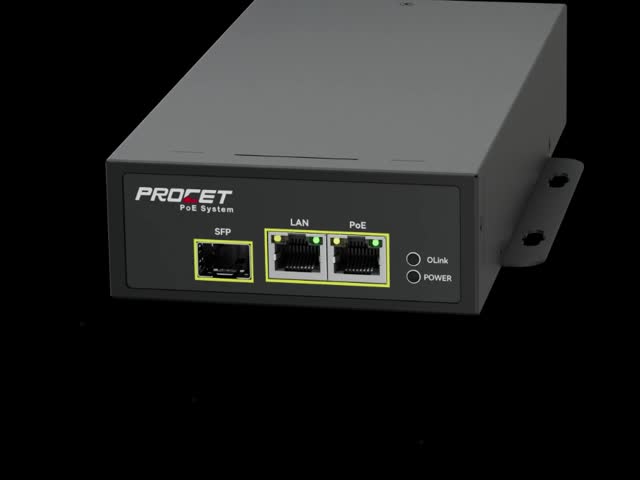 12V к защите от перенапряжения переключателя 30W 55V 6KV инжектора PoE гигабита 24V