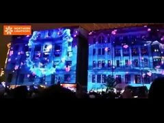 Наружное освещение зданий Видеошоу Проекция Иммерсивный проектор Программная система video