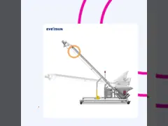 Нержавеющая сталь крупный винтовой кормильщик рис соевые бобы мобильный винтовой конвейер video