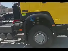 Самосвал Howo тележек Tipper среднего размера используемый стальными используемый колесами video