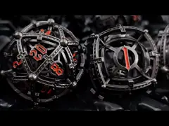 Звуковой Перл РПГ Металлический полые кости набор DND Cisu 16 мм гладкий video