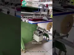 Printer layar melengkung mencetak logo untuk ember plastik (6)