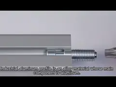 Алюминиевый рабочий стол с одной стороной с ящиком video