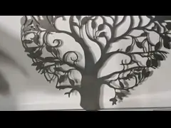 сад 2mm абстрактный Corten орнаментирует искусство металла орнаментирует Rustproof video