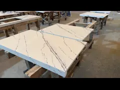 Бесшовные Miter Edge Мармуровые гранитные кухонные столы отточенная отделка video