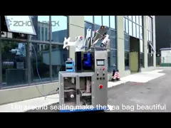Машина упаковки пакетика чая полноавтоматического погружения фильтровальной бумаги небольшая video