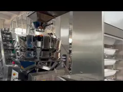 Multi высушенное чокнутое конфет закусок машины упаковки станции приносит плоды высушенная еда video