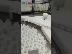 Линия заполнения флакона с высокой безопасностью с рамой из 304 нержавеющей стали и встроенным контрольным весом video