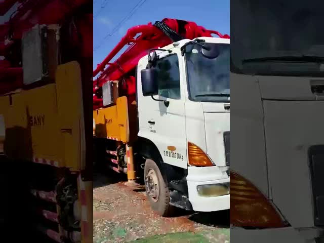 2012年 Sany HINO シャーシ 46メートル コンクリートポンプトラック 5シリンダーと5マスト