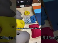 Полностью стена ROHS скалолазания спортивной площадки Больдэра скалолазания возрастов искусственная video