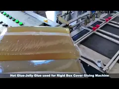 Горячая польза животного клея для автоматической клея машины video