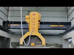 Автомат для резки блока лезвий двойного привода мостообразный Multi для известняка гранита video