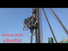 Pile Driver Machine Sand Compaction Stone Column Deep Soil Improvement Top Feed Vibroflot