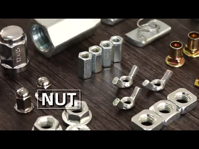 炭素鋼の六角頭のナットは黄色い亜鉛色M3-M24の熱いすくいに電流を通しました