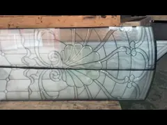 25mm Laminated Double And Triple Glazed Windows French Door Decorative Leaded Glass Panels