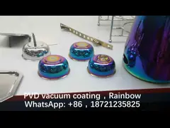Goldbeschichtung, Regenbogenfarbe PVD-Beschichtungsgeräte, Küchengut PVD-Regenbogenbeschichtungen