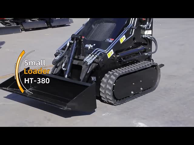 Compact Efficient Mini Skid Steer Loader Excavation With 25° Bucket Angle