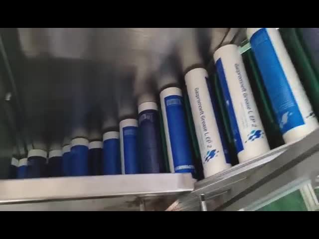 Plastic Lubricant Cartridges Tube Screen Printing Machine 1-6 Colors 80pcs / Min video