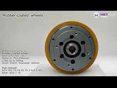Тяжелый грузовик AGV Редуктор колесного узла Редуктор скорости передач 55 мм Максимальная радиальная сила 6800N video