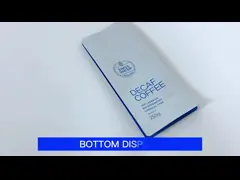 BOPP Colorful 12 Oz Zipper Box  Coffee Pouch With Valve Resealable video