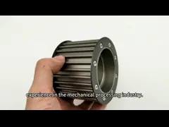 Timing Belt Pully Custom Machine Parts With Wooden Case