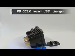 12в 24в USB зарядное устройство Rocker переключатель быстрое зарядное сок водонепроницаемое быстрое двойное Pd Qc3.0 для автомобилей лодка video