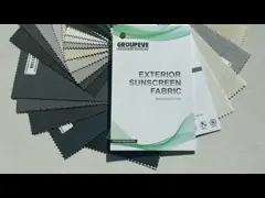Наружный солнцезащитный ткань жалюзи оттенки внешние 5% открытость солнцезащитные ткани video