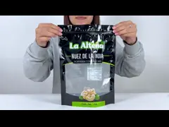 500г 1кг Zipper Сухие фрукты Стоять вверх мешок для орехов Семена арахисовых дыни video