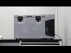 Минус 25 автомобиля перехода крови оборудования 80L степени коробка охладителя криогенного мини портативного медицинского вакционного мобильная video