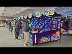 Сумасшедший игровой автомат выкупления шариков хода клоуна для центра семьи video