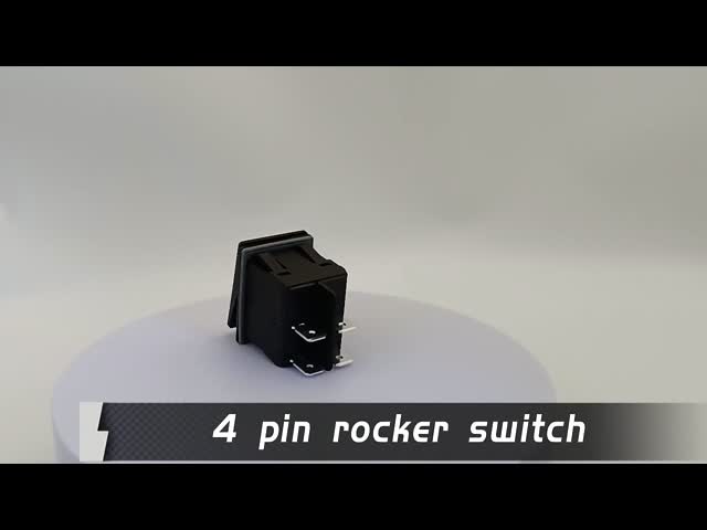 DC 12V 20A нажимать кнопку светодиодный металлический панель алюминия 4PIN ОФ переключатель для автомобиля лодки RV видео