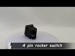 DC 12V 20A нажимать кнопку светодиодный металлический панель алюминия 4PIN ОФ переключатель для автомобиля лодки RV video