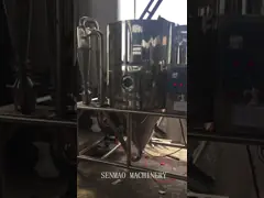 Какао-молочный порошок Центробежная спрейная сушилка 5 кг Настройка экспериментальная спрейная сушилка video