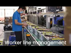 Складируемая батарея 51.2V LiFePO4 для хранения энергии 5KWH-30KWH UL сертификация video