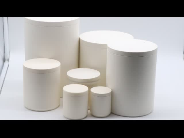 Высокая термостойкость Керамическая кубиковая мельница банка Высокая устойчивость к ударам и высокая устойчивость к абразии видео