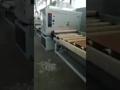 Электрическое ПЛК УФ оборудование для отделки древесины УФ-покрыватель для бумаги 18КВт video