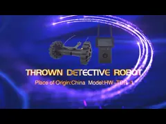 Сброшенный детектив-робот, видеооборудование наблюдения, дистанционное управление 50 метров. video