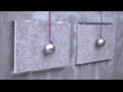 Impacttest van Joaboa Tech Thin Stone Surface Decorative & Energy-saving Integrated Cladding System