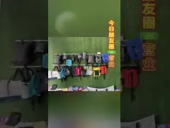 Чёрный полиэстерный рюкзак с водонепроницаемой изоляцией без шитья video