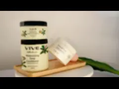 Тело опарников 500ml Recyclable белого рта круга широкого пластиковое Scrub упаковывая опарникы video