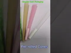 84 мм 98 мм King Size Pre Roll Cone Rolling Paper Cones для легкого курения video