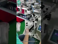 Stampa a schermo curvo stampa logo per tazze di plastica