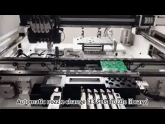 0201 SMT Машина для сбора и размещения с помощью машины для сборки зрения video