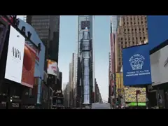 Алюминиевый шкаф для наружного светодиодного экрана 480*320 мм высокоразборчивый 3D экран без очков video